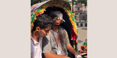 সামীর চোখে এখনো বিঁধে আছে ছররা গুলি