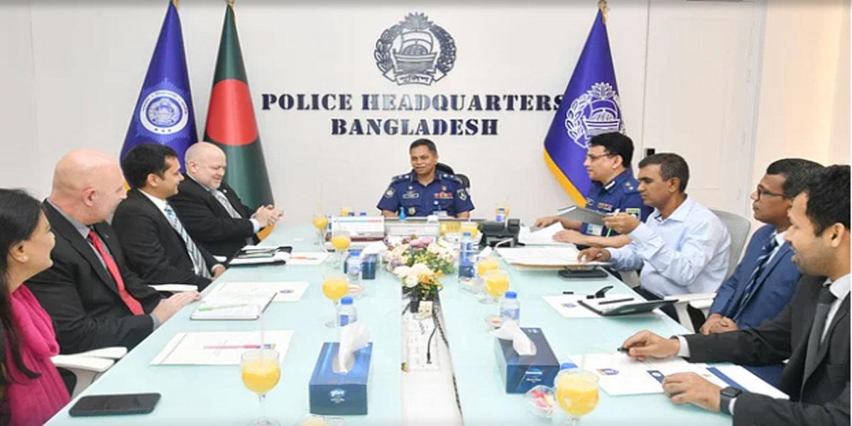 আইজিপির সঙ্গে যুক্তরাষ্ট্র দূতাবাসের প্রতিনিধিদলের সাক্ষাৎ