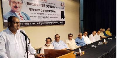ব্যক্তিস্বার্থে দলকে বিতর্কিত করার চেষ্টা করলে আইনি ব্যবস্থা: শামসুজ্জামান দুদু