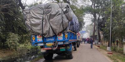 আখাউড়া স্থলবন্দরে বাণিজ্য কার্যক্রম শুরু