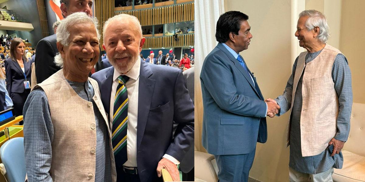 জাতিসংঘ মহাসচিবের সংবর্ধনা অনুষ্ঠানে যোগ দিলেন ড. ইউনূস