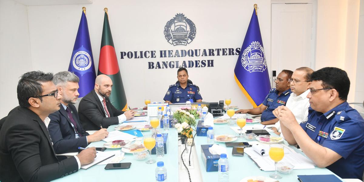 আইজিপির সঙ্গে ইউএনওডিসি প্রতিনিধিদলের সাক্ষাৎ
