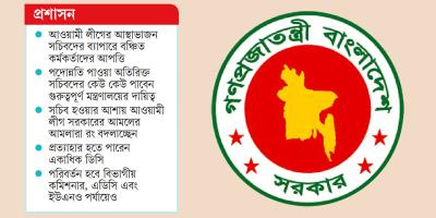 প্রশাসনে আরও পরিবর্তন আসছে