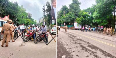 কানপুর স্টেডিয়ামের চারিদিকে কঠোর নিরাপত্তা