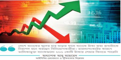 পুঁজিবাজারে  নেতিবাচক প্রভাব