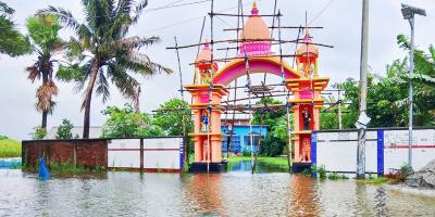 ভবদহে দুর্গাপূজার আনন্দ ম্লান
