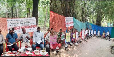 শ্যামনগরে অচাষের শাক রান্না প্রতিযোগিতা