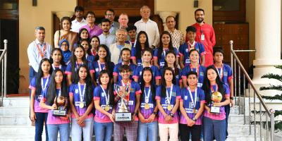 প্রধান উপদেষ্টার সংবর্ধনা পেলেন সাবিনারা
