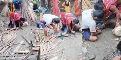 চুরির প্রতিবাদ করায় শিক্ষক বাবাকে হাত-পা বেঁধে নির্যাতন
