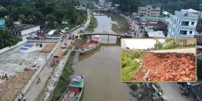 খাল কেটে এনেছে দুর্ভোগ