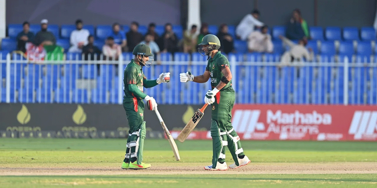 মাহমুদউল্লাহ-মিরাজের জুটিতে বাংলাদেশের লড়াকু পুঁজি