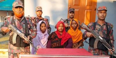 অবৈধ পথে ভারত যাওয়ার সময় ৩ নারী গ্রেপ্তার
