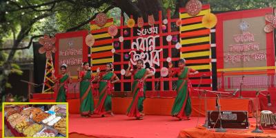 নগরে গ্রামীণ সুরের মূর্ছনায় নবান্ন উৎসব