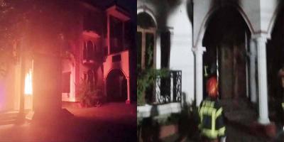 সাবেক মন্ত্রী মায়া চৌধুরীর বাড়িতে আগুন