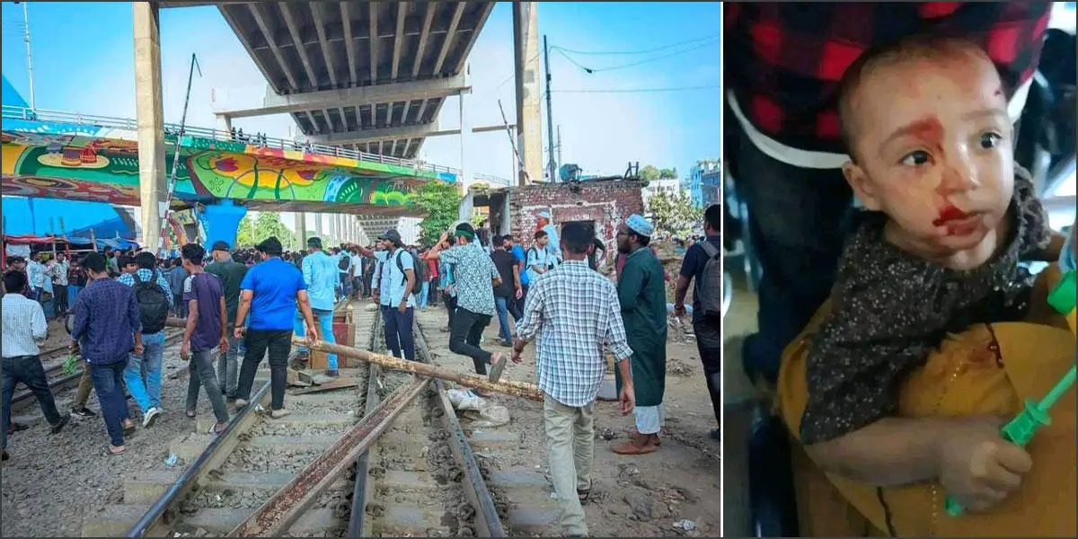 বিশ্ববিদ্যালয়ের দাবিতে সড়ক-রেল অবরোধ তিতুমীরের শিক্ষার্থীদের