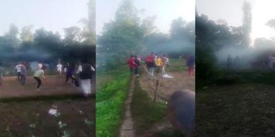 জমি নিয়ে বিরোধের জেরে টেঁটা যুদ্ধ, আহত ১২