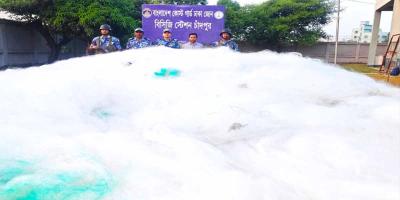 মেঘনায় ১৬ লাখ মিটার কারেন্ট জাল জব্দ