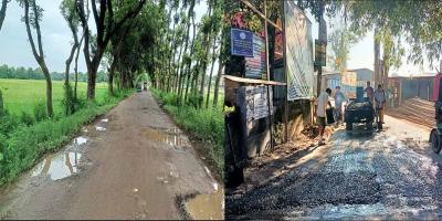 সাতকানিয়ায় শুরু সড়ক সংস্কার