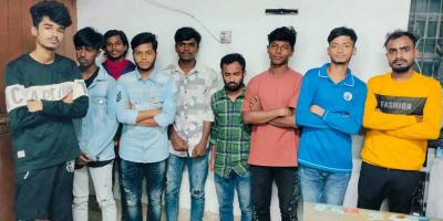 হাজীগঞ্জে আরও ৯ কিশোর গ্যাং সদস্য আটক