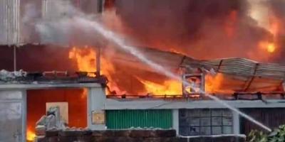 ময়মনসিংহে কীটনাশক কারখানার আগুন ২ ঘণ্টা পর নিয়ন্ত্রণে