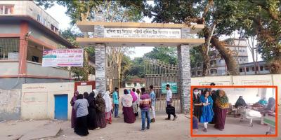 পরীক্ষা হলে অসুস্থ ১৫ ছাত্রী, শিক্ষকদের পেটালেন অবিভাবকরা
