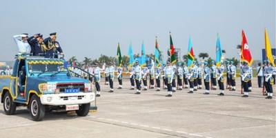 বিমান বাহিনী একাডেমিতে রাষ্ট্রপতি কুচকাওয়াজ