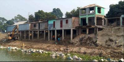 উন্নয়নে বাধা অর্ধশত অবৈধ স্থাপনা