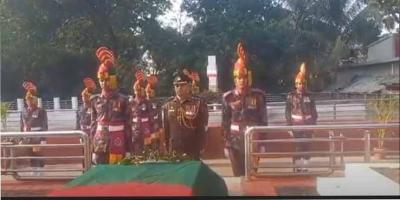 বীরশ্রেষ্ঠ নূর মোহাম্মদের সমাধিতে বিজিবির গার্ড অব অনার