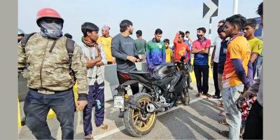 পূর্বাচলের ৩০০ ফিটে মোটরসাইকেল দুর্ঘটনায় নিহত ২