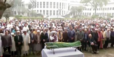 উপদেষ্টা হাসান আরিফের তৃতীয় জানাজা সম্পন্ন