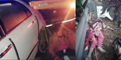 ঢাকা-মাওয়া এক্সপ্রেসওয়েতে দুর্ঘটনায় নারী নিহত, আহত ৫