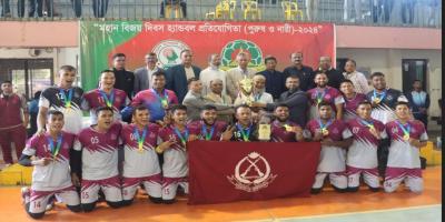 বিজয় দিবস হ্যান্ডবল প্রতিযোগিতায় চ্যাম্পিয়ন বিজিবি
