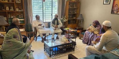 মির্জা ফখরুলের সঙ্গে পিন্টুর সাক্ষাৎ