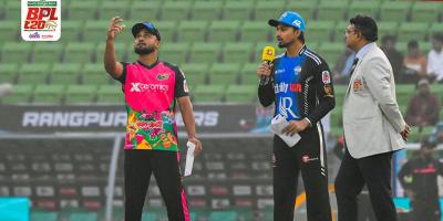 টস জিতে ব্যাটিংয়ে রংপুর রাইডার্স