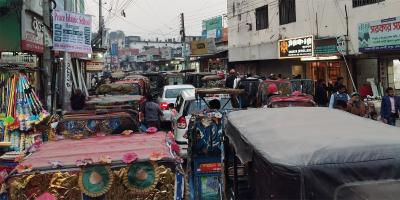 রংপুরে যানজটে নাকাল নগরবাসী