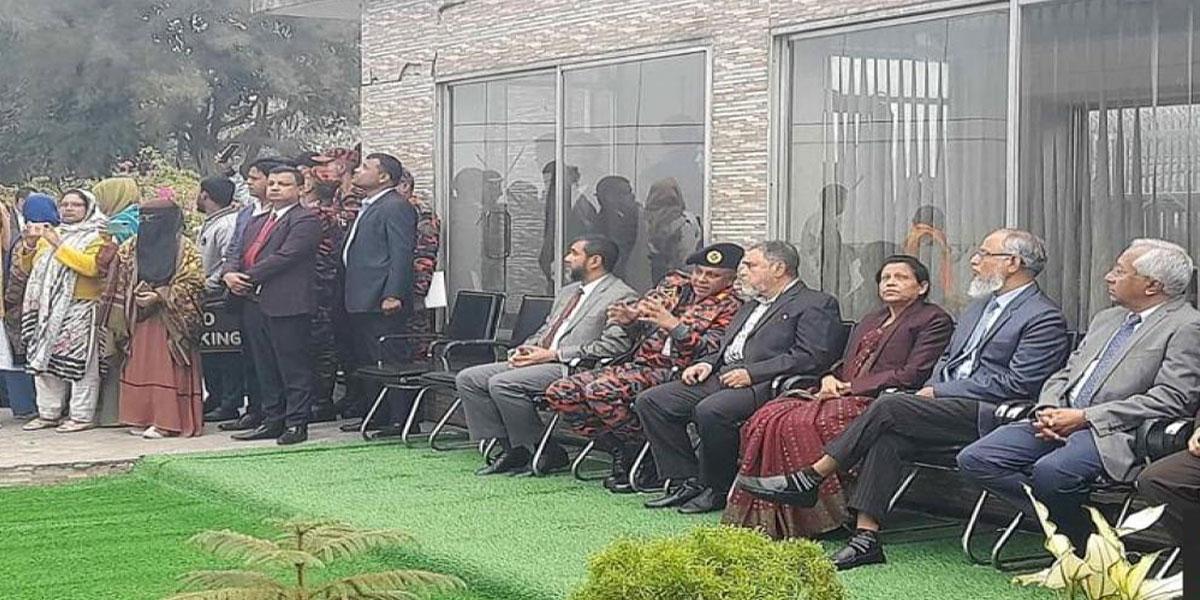 ইসিতে ফায়ার সার্ভিসের মহড়া