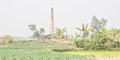 জয়পুরহাটে অনুমোদন ছাড়াই অবাধে চলছে ইটভাটা
