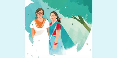 সুতোয় বাঁধা দুই পুতুল