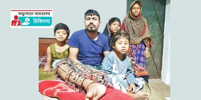 গুলিতে চূর্ণ-বিচূর্ণ পা, বাপ্পির পরিবারে হতাশা