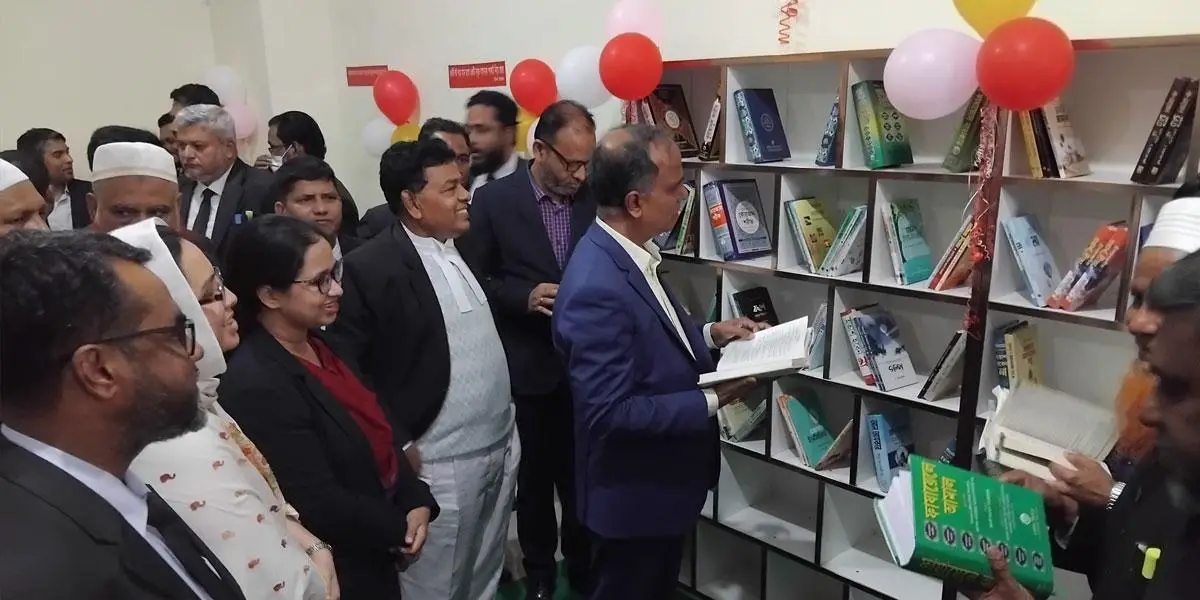 হাজতখানার আসামিদের জন্য চালু হলো লাইব্রেরি