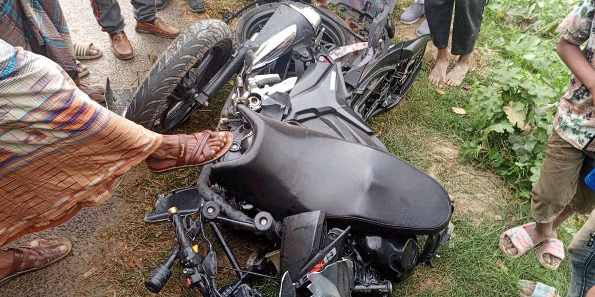 মেহেরপুরে মোটরসাইকেল-বাসের মুখোমুখি সংঘর্ষে ২ কলেজছাত্র নিহত