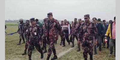 সীমান্তে বিএসএফের কাঁটাতারের বেড়া নির্মাণে কঠোর অবস্থানে বিজিবি