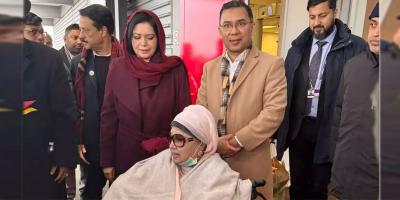 বিমানবন্দর থেকে লন্ডন ক্লিনিকে খালেদা জিয়া