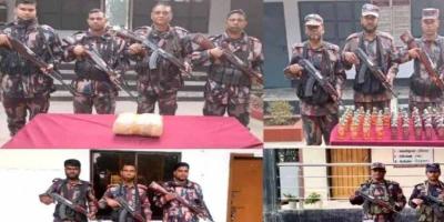 বেনাপোলে মাদকসহ চোরাই পণ্য জব্দ