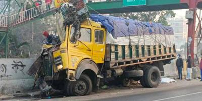 ধামরাইয়ে ট্রাক দুর্ঘটনায় চালক নিহত