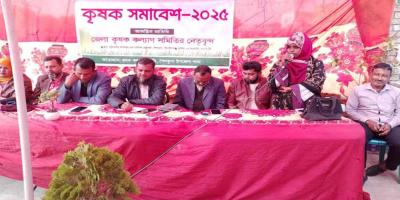 ঝিনাইদহে সার সিন্ডিকেট বন্ধসহ বিভিন্ন দাবিতে কৃষকেদর সমাবেশ