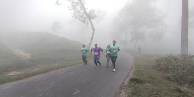 মৌলভীবাজারে হাফ ম্যারাথন অনুষ্ঠিত