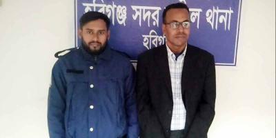 হবিগঞ্জে ১০৯ বস্তা ভারতীয় চিনি জব্দ, আটক ১