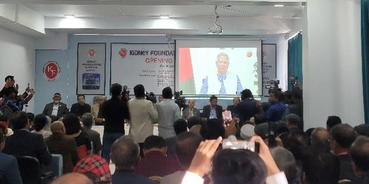 সিলেট কিডনি ফাউন্ডেশন হাসপাতাল উদ্বোধন করলেন প্রধান উপদেষ্টা