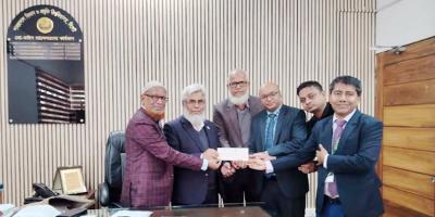 শাবিপ্রবির গবেষণা খাতে পূবালী ব্যাংকের ১৫ লাখ টাকা অনুদান